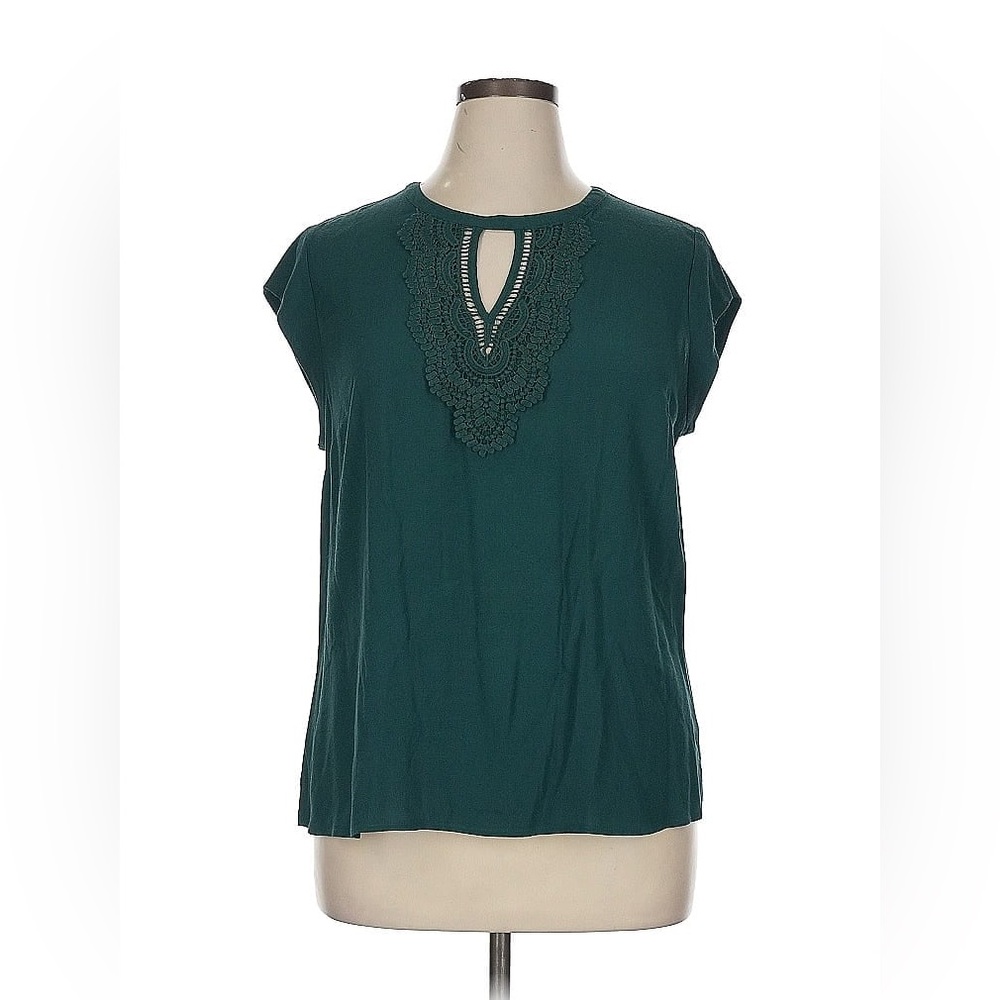 Daniel Rainn Quin Cap Sleeve Keyhole Top - XS